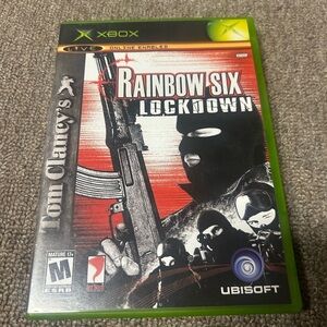 🔥 Tom Clancy's Rainbow Six (6): Lockdown (Microsoft Xbox, 2005 w/ Manual)